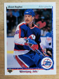 1990-91 Upper Deck French #333 Brent Hughes RC