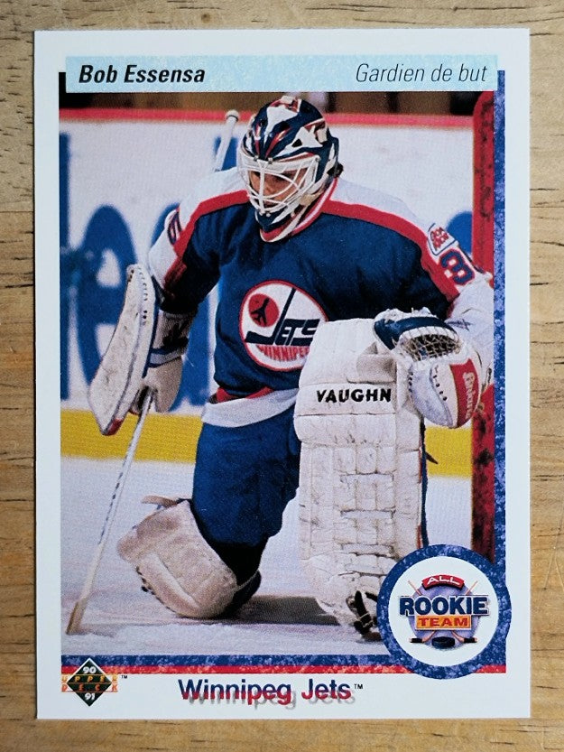 1990-91 Upper Deck French #337 Bob Essensa ART
