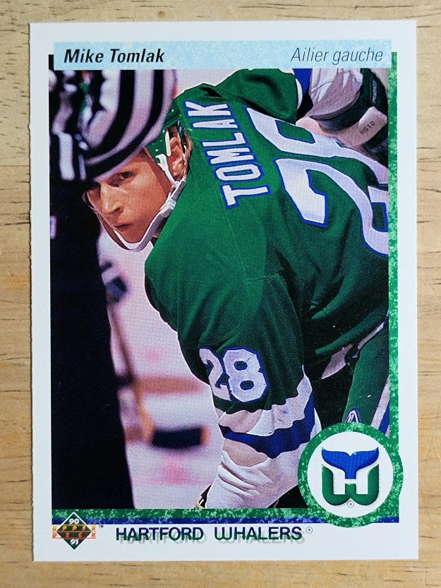 1990-91 Upper Deck French #343 Mike Tomlak RC