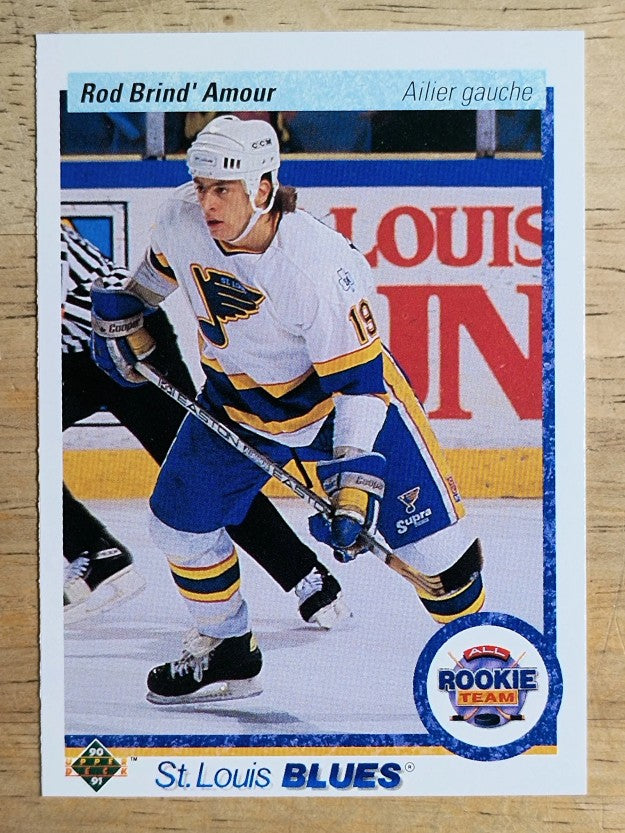 1990-91 Upper Deck French #347 Rod Brind'Amour ART