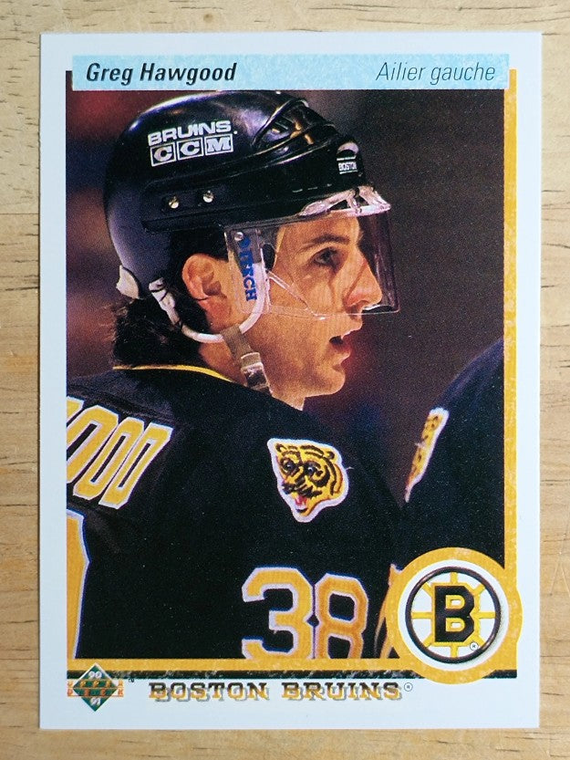1990-91 Upper Deck French #391 Greg Hawgood