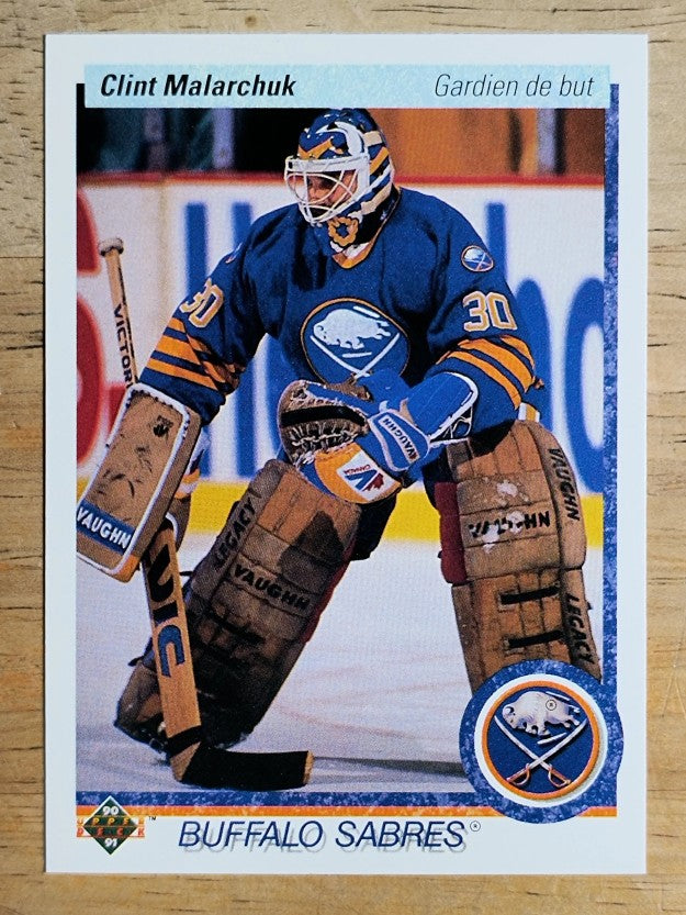 1990-91 Upper Deck French #399 Clint Malarchuk