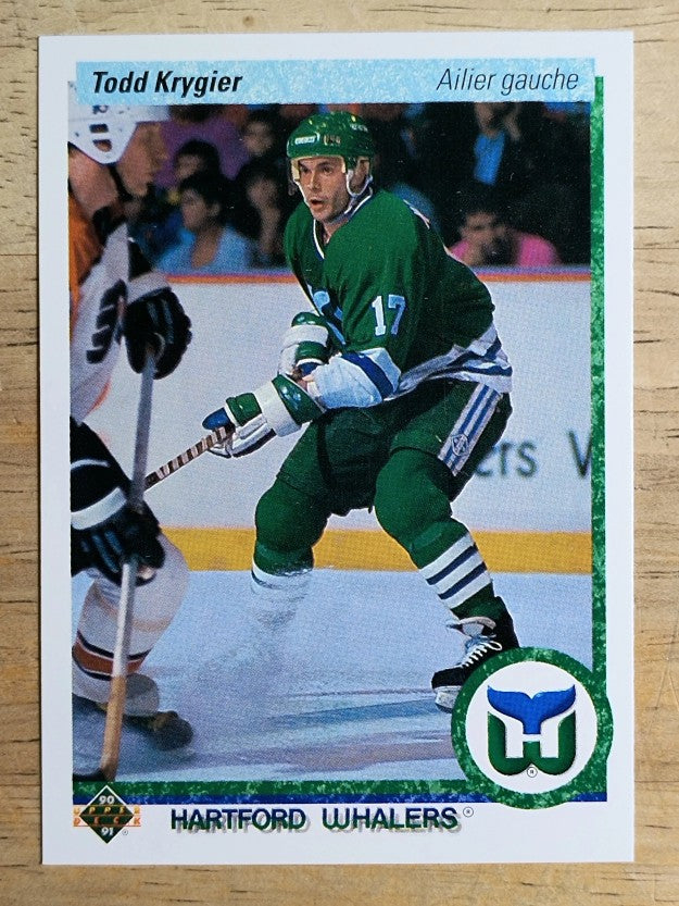 1990-91 Upper Deck French #417 Todd Krygier RC