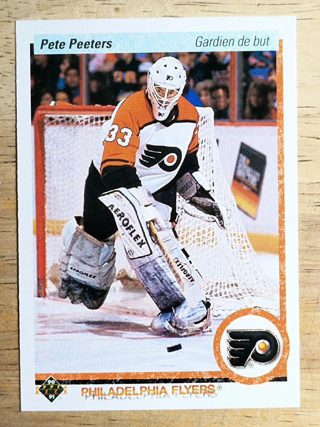 1990-91 Upper Deck French #424 Pete Peeters