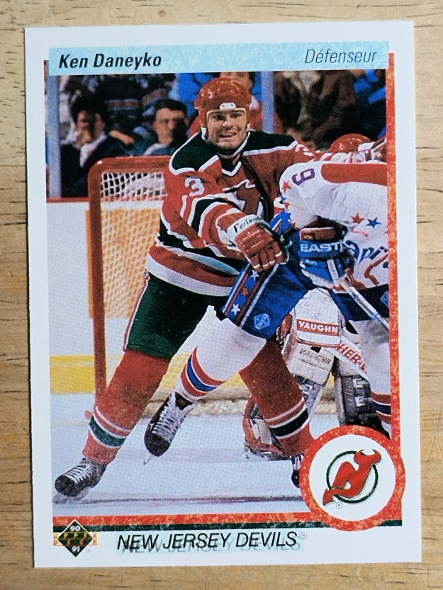 1990-91 Upper Deck French #427 Ken Daneyko
