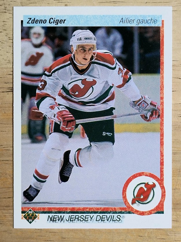 1990-91 Upper Deck French #429 Zdeno Ciger RC