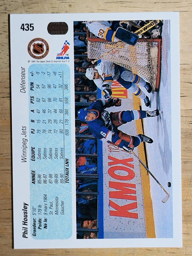 1990-91 Upper Deck French #435 Phil Housley