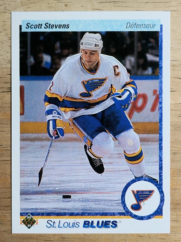 1990-91 Upper Deck French #436 Scott Stevens