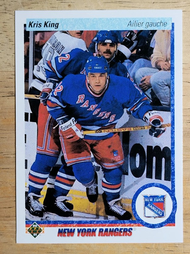 1990-91 Upper Deck French #440 Kris King RC
