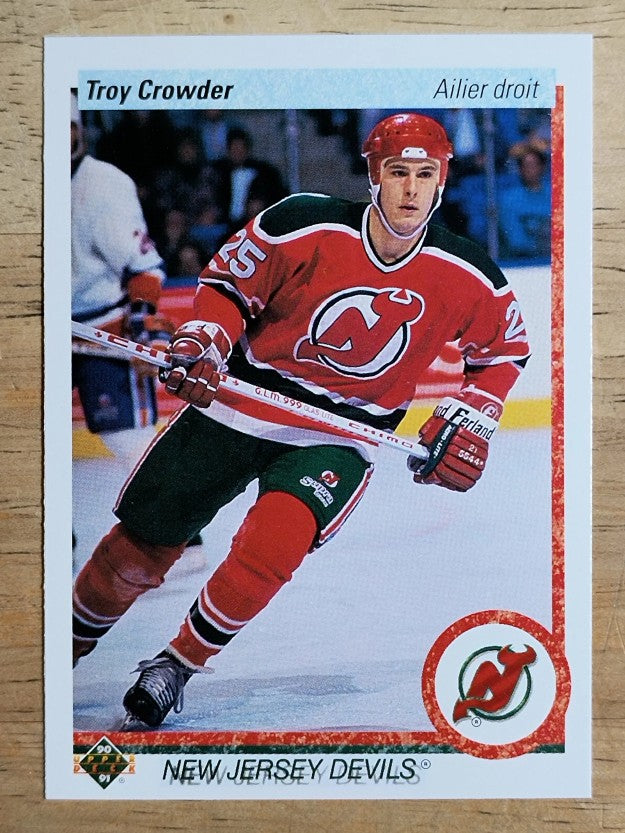 1990-91 Upper Deck French #441 Troy Crowder RC