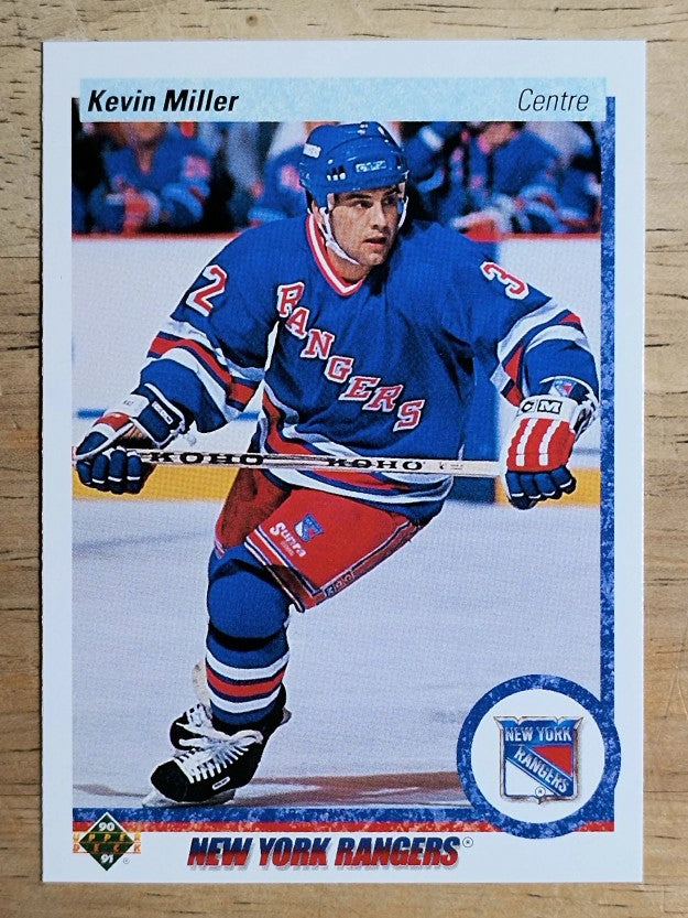 1990-91 Upper Deck French #444 Kevin Miller RC