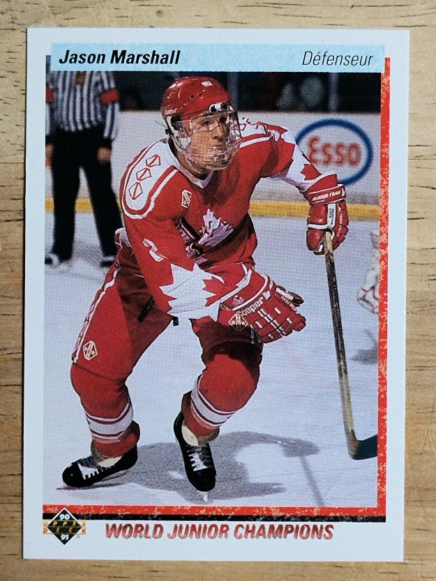 1990-91 Upper Deck French #453 Jason Marshall RC