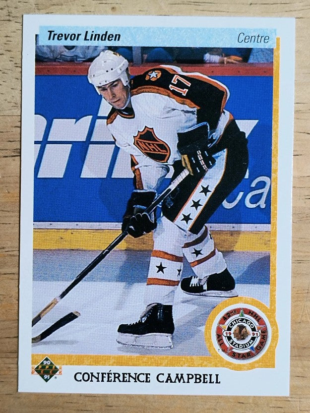 1990-91 Upper Deck French #480 Trevor Linden AS