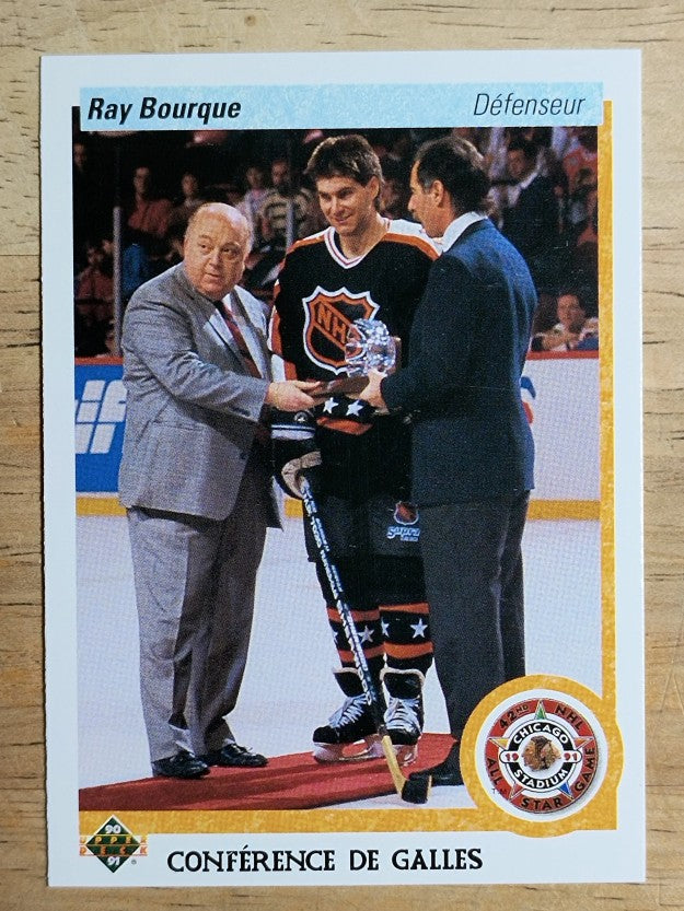 1990-91 Upper Deck French #489 Ray Bourque AS