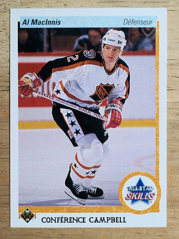 1990-91 Upper Deck French #497 Al MacInnis AS