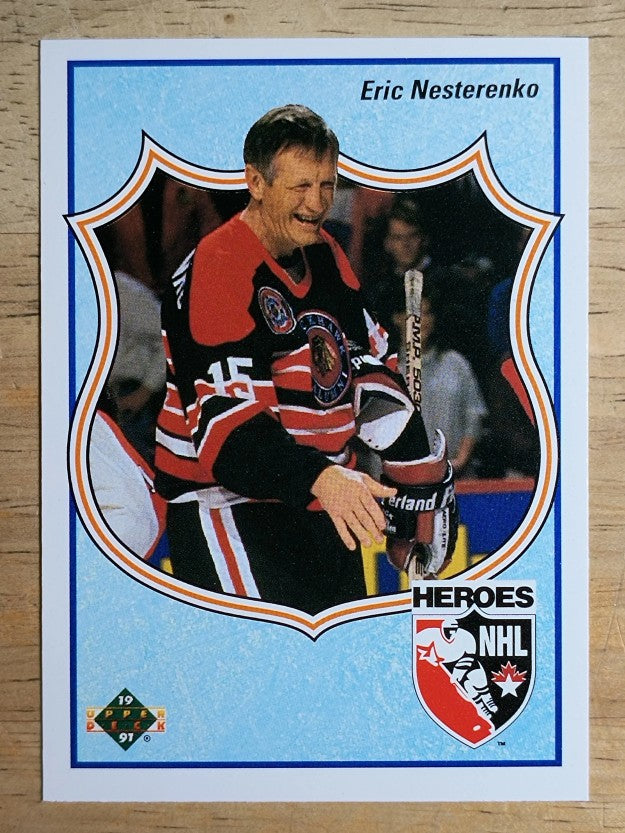 1990-91 Upper Deck French #503 Eric Nesterenko HERO