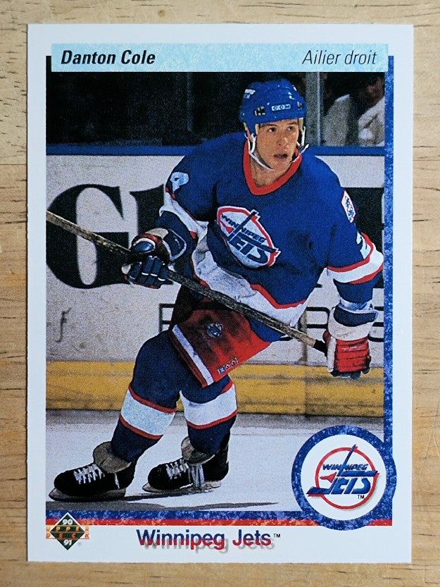 1990-91 Upper Deck French #517 Danton Cole RC
