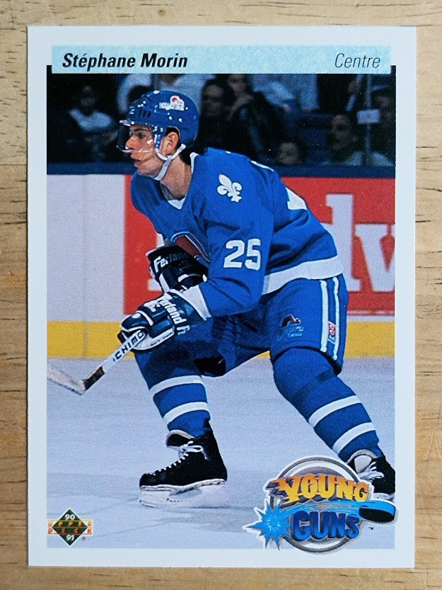 1990-91 Upper Deck French #524 Stephane Morin YG RC