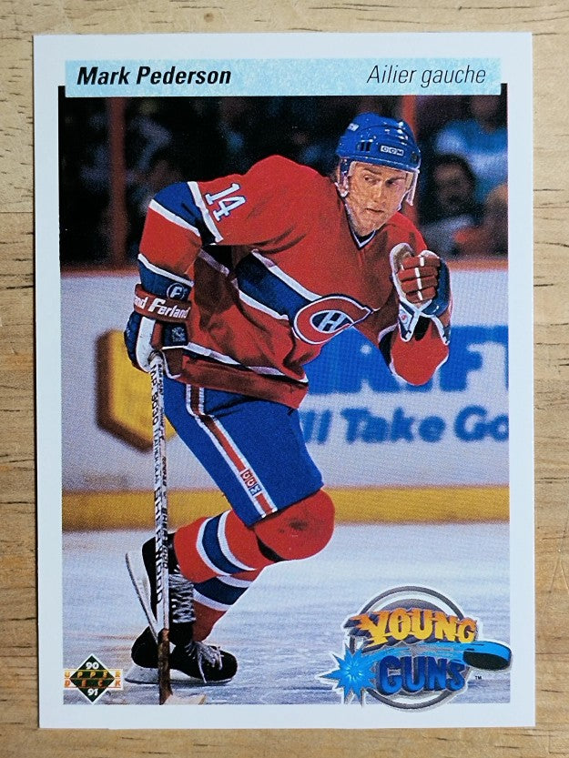 1990-91 Upper Deck French #532 Mark Pederson YG RC