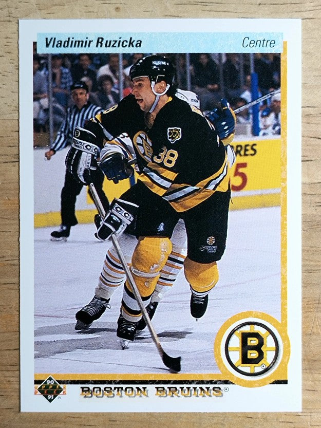 1990-91 Upper Deck French #538 Vladimir Ruzicka RC
