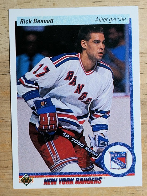 1990-91 Upper Deck French #540 Rick Bennett RC
