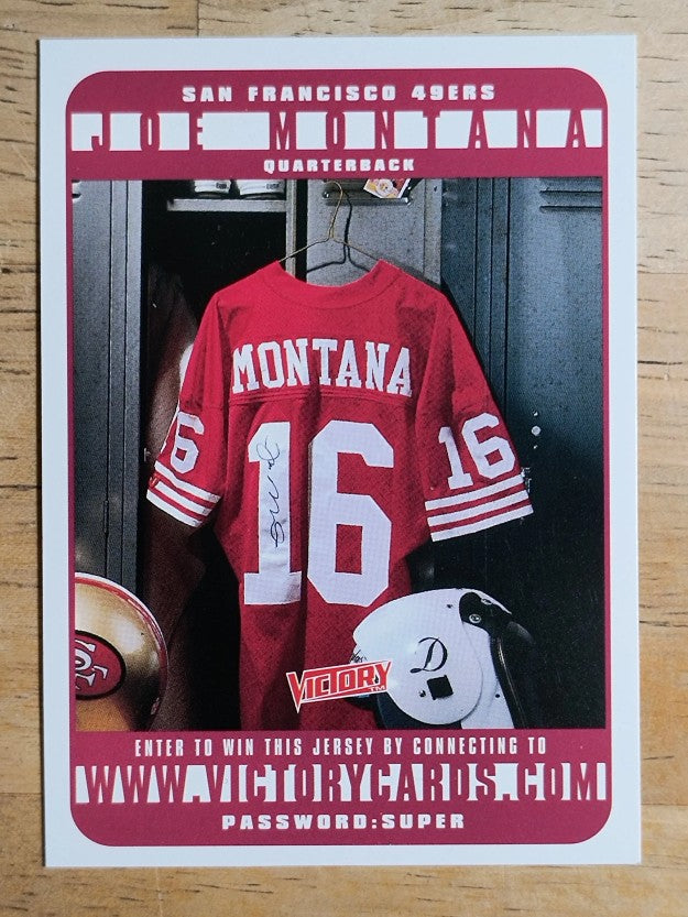 1999 Upper Deck Victory Promo #NNO Joe Monatana Expired