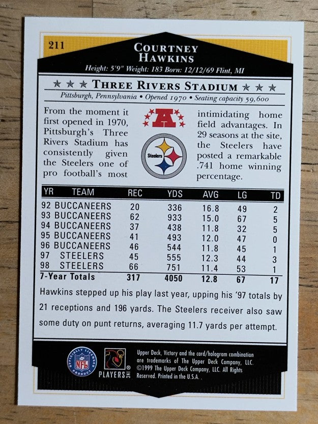 1999 Upper Deck Victory #211 Courtney Hawkins