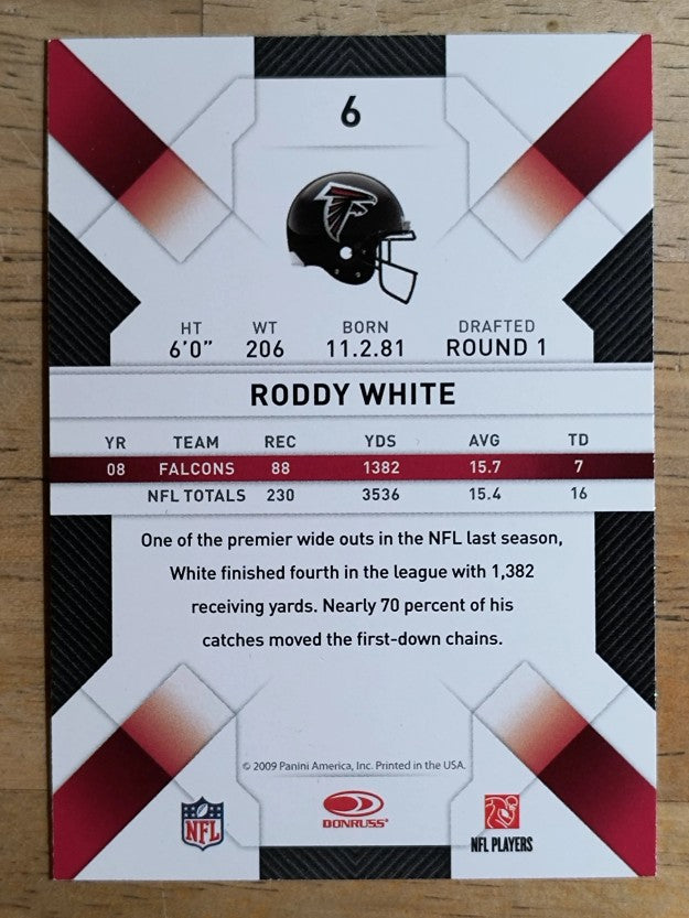 2009 Donruss Threads #6 Roddy White