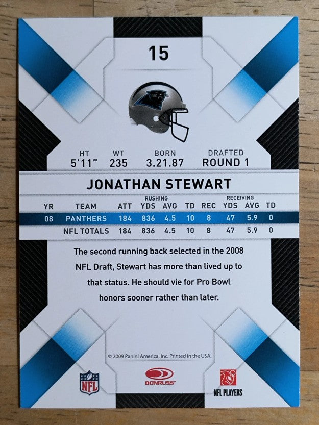 2009 Donruss Threads #15 Jonathan Stewart