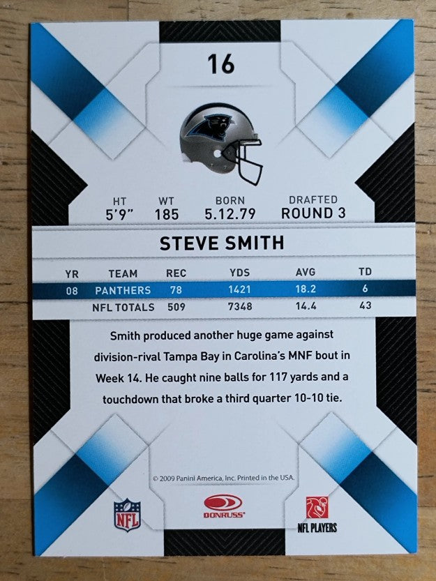 2009 Donruss Threads #16 Steve Smith