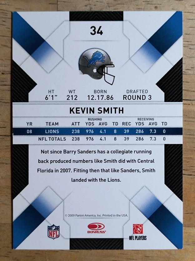 2009 Donruss Threads #34 Kevin Smith