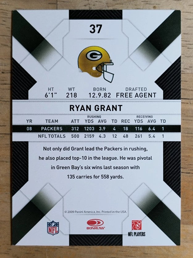 2009 Donruss Threads #37 Ryan Grant