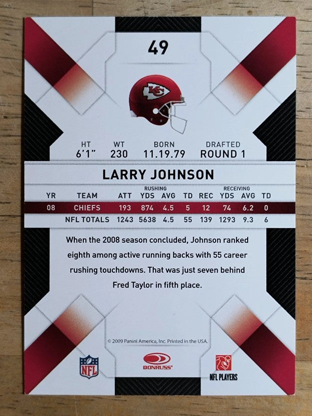 2009 Donruss Threads #49 Larry Johnson