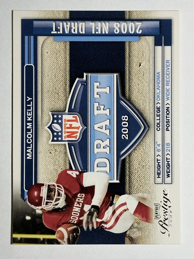 2008 Playoff Prestige NFL Draft #17 Malcolm Kelly