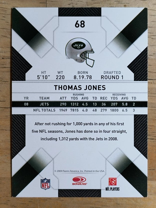 2009 Donruss Threads #68 Thomas Jones