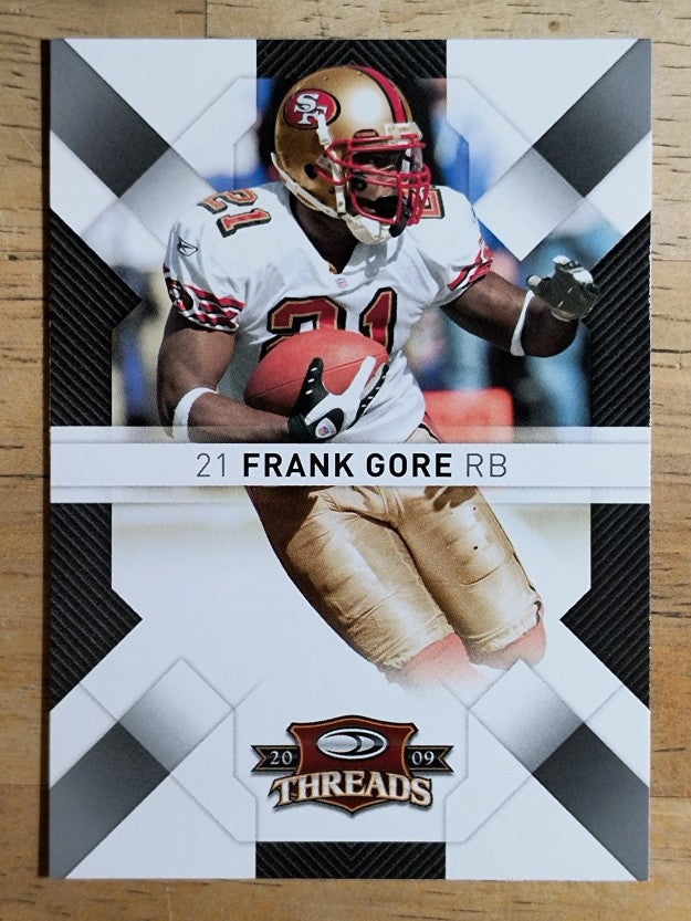 2009 Donruss Threads #83 Frank Gore