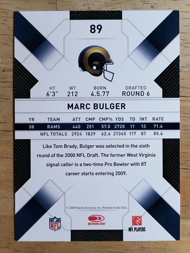 2009 Donruss Threads #89 Marc Bulger