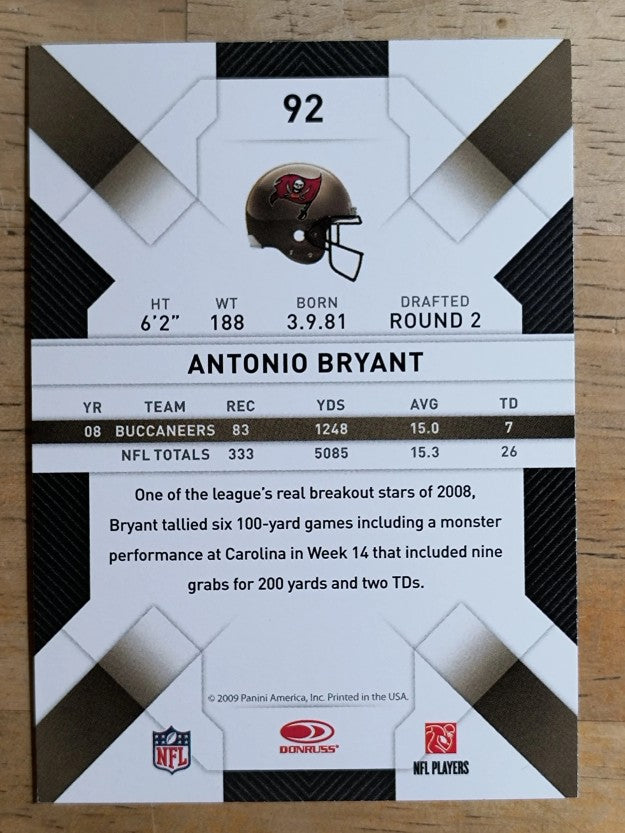 2009 Donruss Threads #92 Antonio Bryant