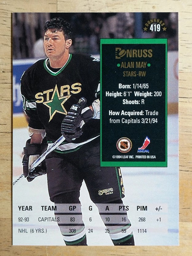 1993-94 Donruss #419 Alan May