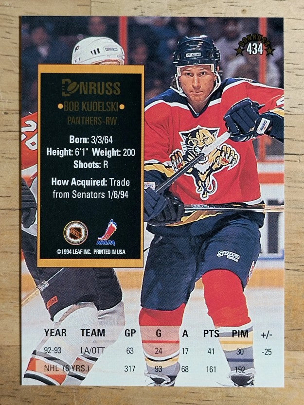 1993-94 Donruss #434 Bob Kudelski