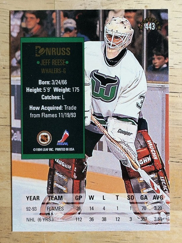 1993-94 Donruss #443 Jeff Reese
