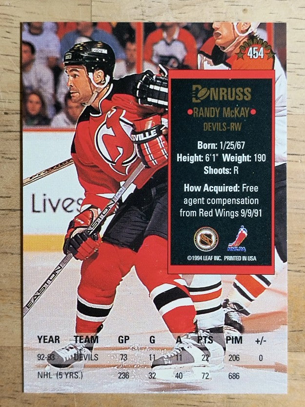 1993-94 Donruss #454 Randy McKay
