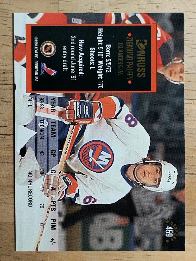 1993-94 Donruss #459 Zigmund Palffy