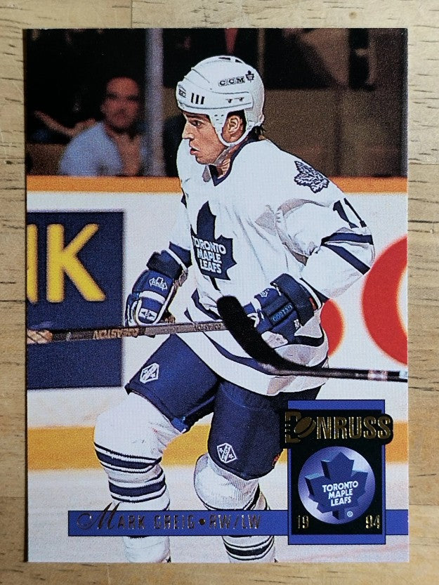 1993-94 Donruss #495 Mark Greig