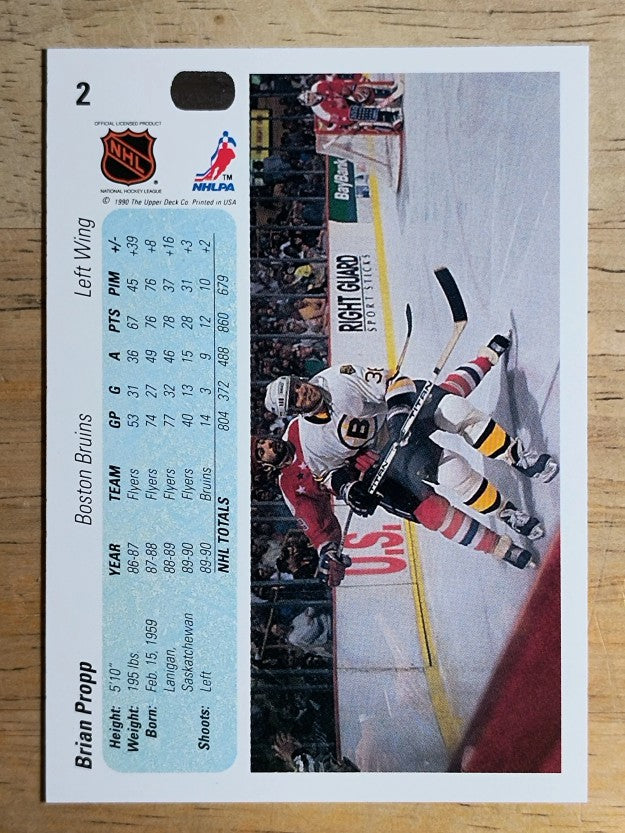 1990-91 Upper Deck #2 Brian Propp