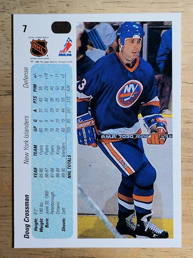 1990-91 Upper Deck #7 Doug Crossman