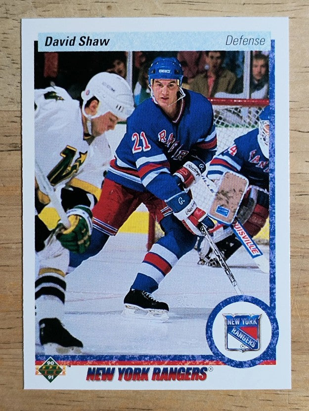 1990-91 Upper Deck #15 David Shaw