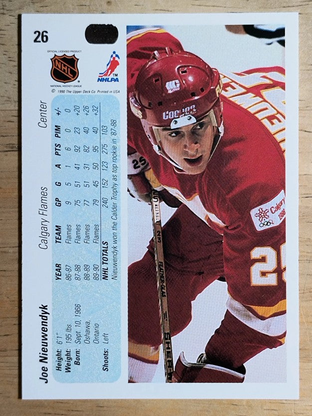 1990-91 Upper Deck #26 Joe Nieuwendyk