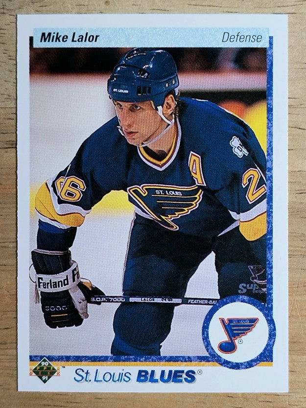 1990-91 Upper Deck #40 Mike Lalor RC