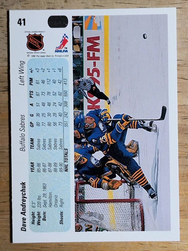 1990-91 Upper Deck #41 Dave Andreychuk